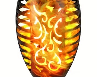 Solar Flame Torch Light, Outdoor Waterproof Flickering Landscape Lamp, Garden Yard Decorations