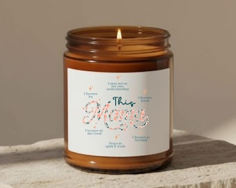 This Mama Christian Candle, Faith Encouragement Gift, Soy Wax Home Fragrance
