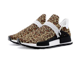 Giraffe Print Boho Sneakers: Lightweight Women's Athletic Shoes
