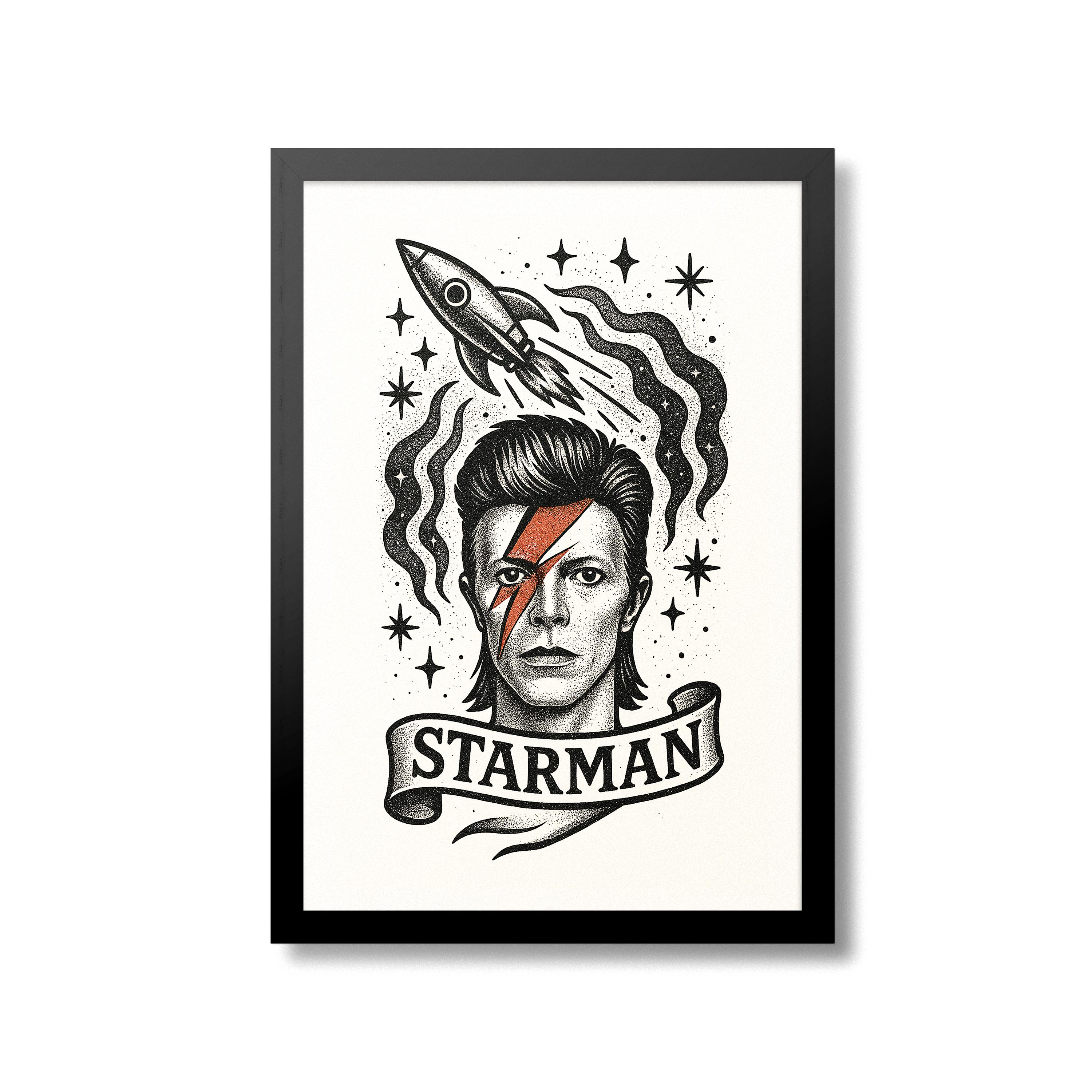 David Bowie Print A1 - Etsy