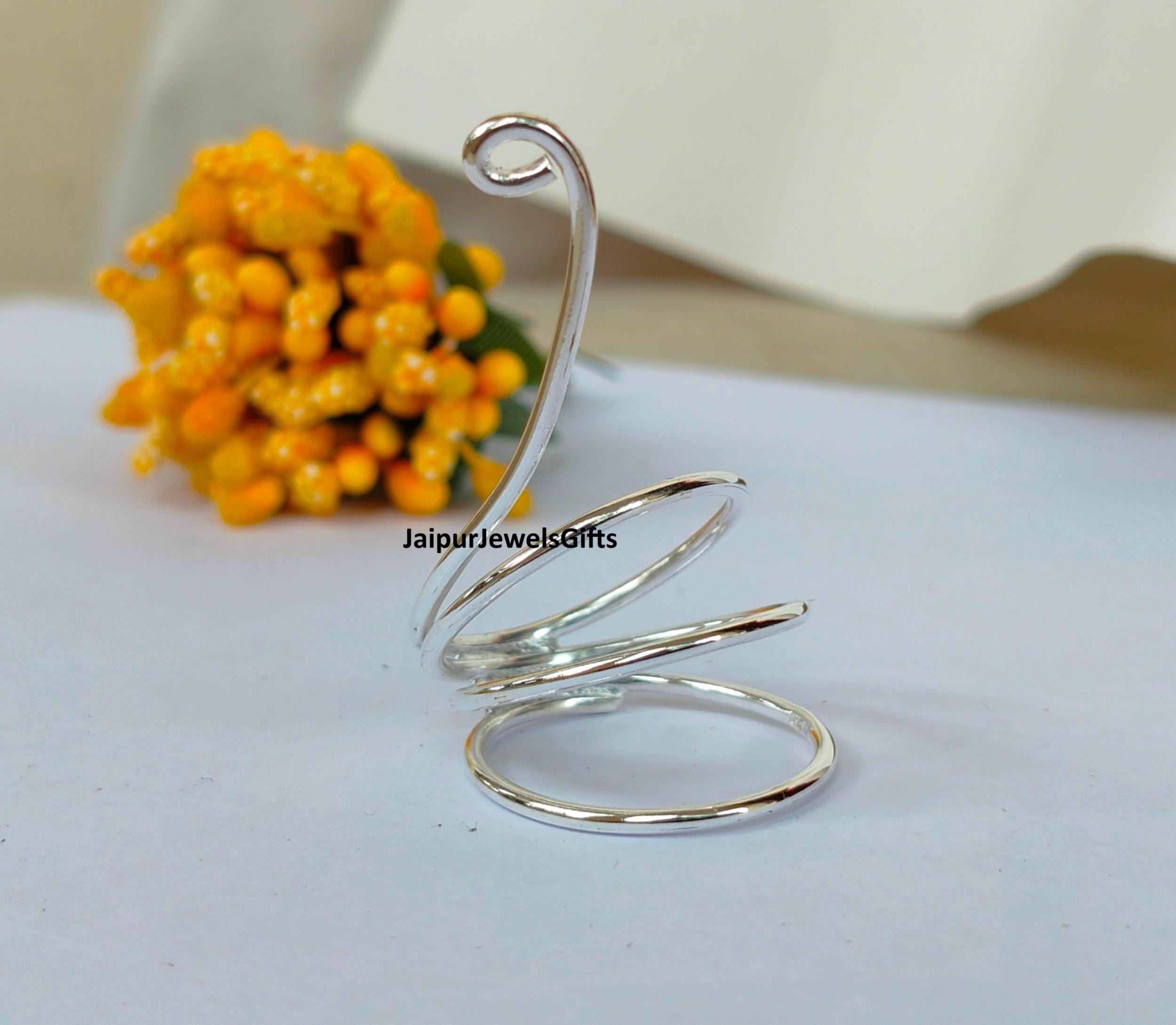 Thumb Splint MCP 925 Silver Ring, MCP Hyperextension Splint, Arthritis Rings, Trigger splint Ring, EDS Splint Ring, Saddle joint ring