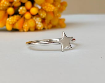 Beautiful Star Ring, Unique Ring For Her, Promise Ring, Birthday Gift For Love, Dainty Ring,  Celestial Jewelry,  Mother’s Day Gift