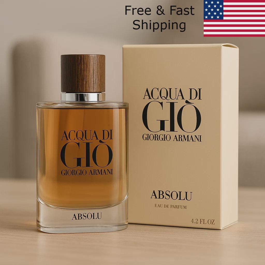Acqua di gio absolu 4.2 oz 125 ml (Pack of 2)   New in box  Free Shipping