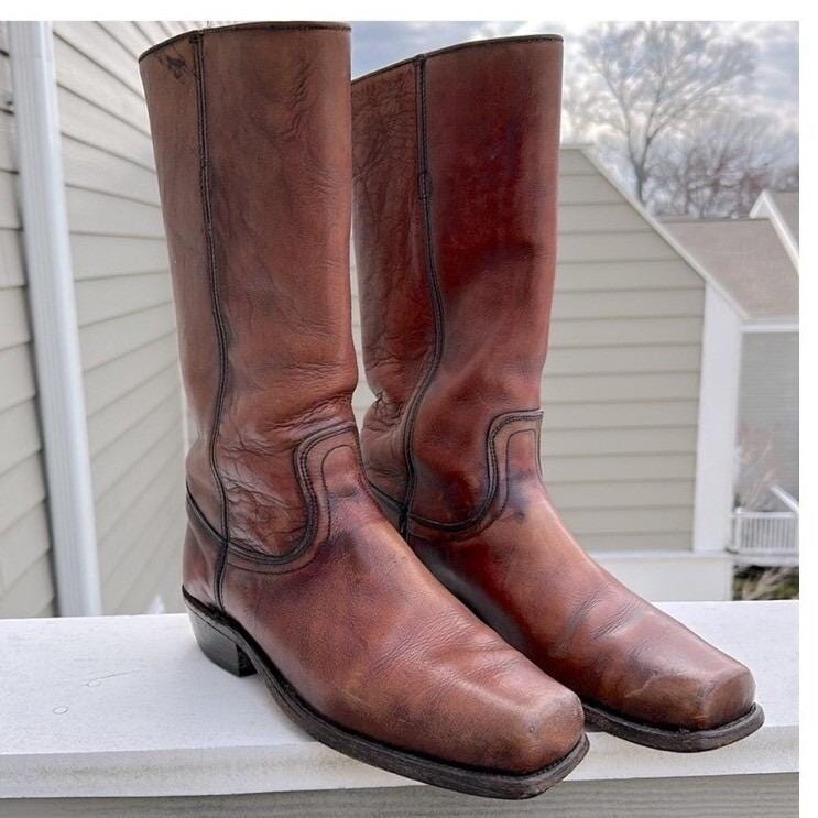 Vintage Frye ブラウン ロングブーツ 6 B Vintage Frye ブラウン ロングブーツ 6 B Frye Womens Brown