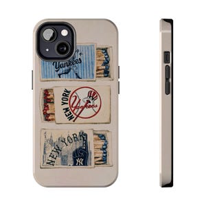 New York Yankees Phone Case for Iphone 16 15 14 13 12 11 X XR 8 7, Samsung S24 S23 S22 S21, Tough Phone Case,  Unique NY Merchandise
