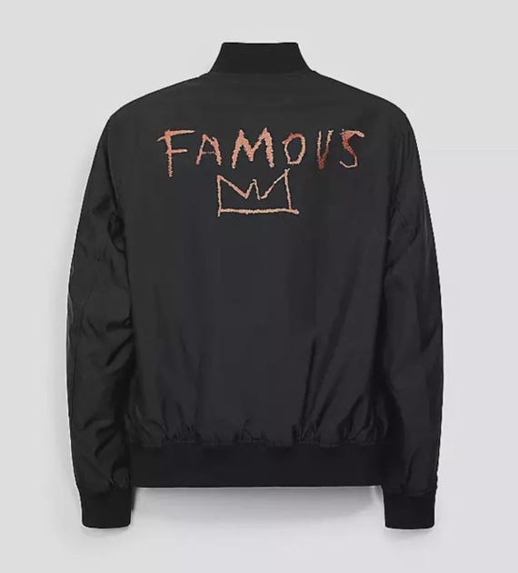 COACH X Basquiat Rexy Varsity Bomber Jacket Designer Streetwear