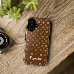 Personalizable Luxury Style Print Phone Case l Chic Custom Phone Case l Protective Phone Case