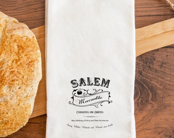 Salem Mercantile Kitchen Towel, 100% Cotton, 18 inches x 30 inches, Halloween Decor, Exclusive elegant, Hostess Gift