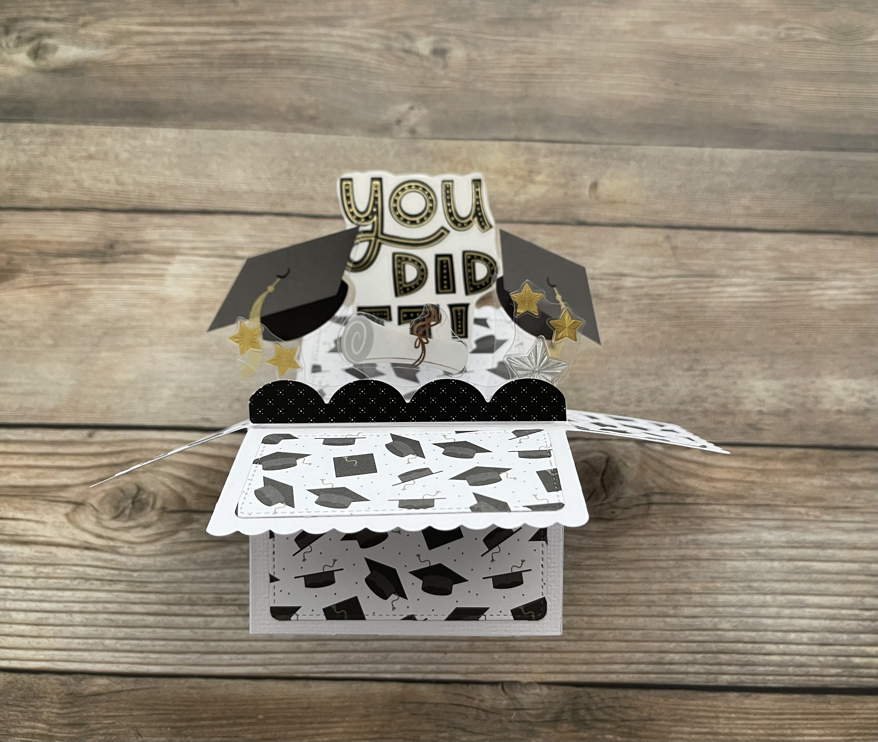 Graduation Card Pop Out 3D Pop Up Greeting Card Graduation Hat