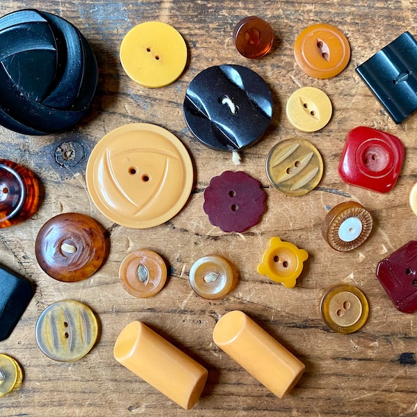 Bakelite Buttons Etsy