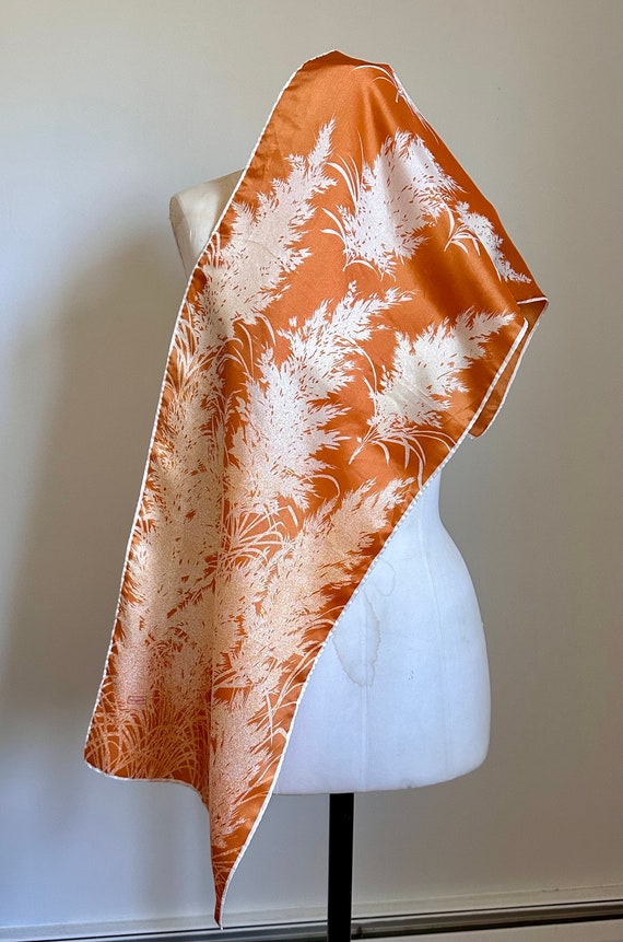 Vintage Robinson and Golluber Oblong Scarf - Orang