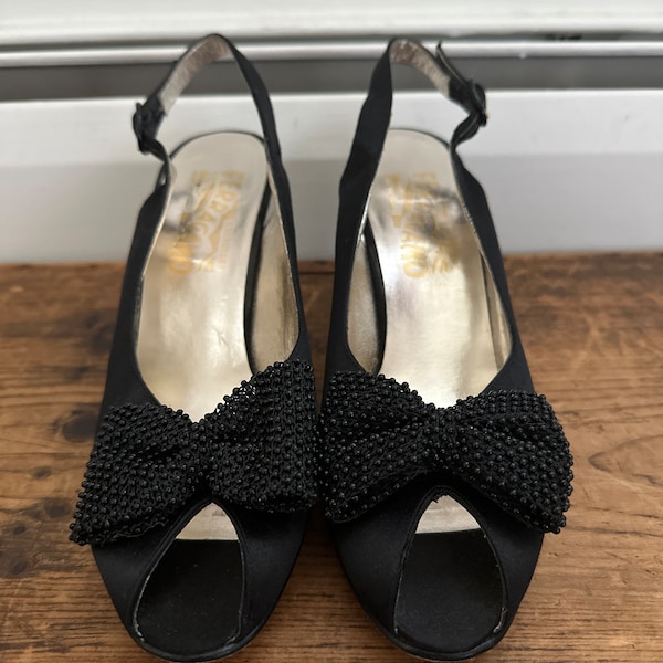 ferragamo black heels