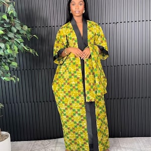 African Ankara Bubu| Kaftan | African print | Maxi boubou | Moroccan bubu | Diwali dress | Rich aunty Dress |Handmade Nigerian Ghana Fashion