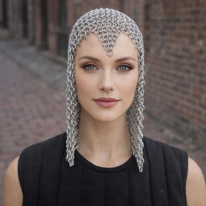 Chain Mail Steel Coif - Etsy