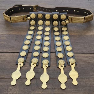 Roman Cingulum Militare Leather Belt | Medieval & Renaissance Costume Easter Day Gift