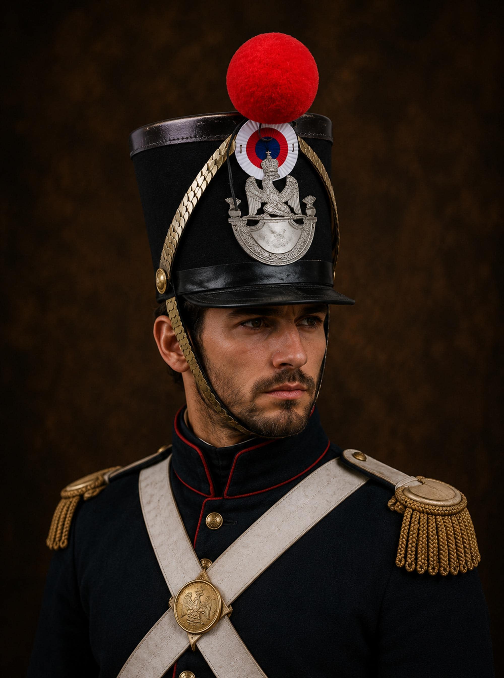 Napoleonic Shako Hat | French Infantry Replica Military Headgear
