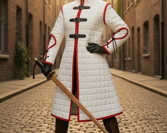 Female Gambeson – Padded Medieval Armor for Historical LARP & Costume Wear" Easter Day Gift