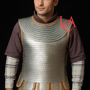 Lorica Squamata , Reenactmen Roman Armor Aluminum Scale squamata Armor - Christmas Gifts