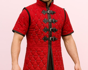Thick Padded gambeson Viking jacket Handmade Item Easter Day Gift