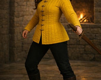 Viking Gambeson – Handmade LARP SCA Costume Armor Easter Day Gift