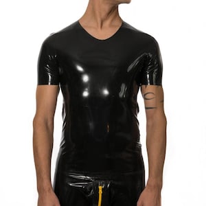Valko Latex Rubber V Neck T Shirt