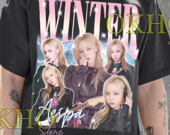 Winter Aespa Tees, Winter Idol Shirt, Winter Tshirt, Winter Kpop, Winter Sweater, Winter Aespa Kpop Gift, Aespa Kpop Merch, Winter Poster