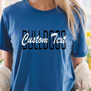 Custom School Mascot T-Shirt: Personalized Team Spirit Graphic Tee
