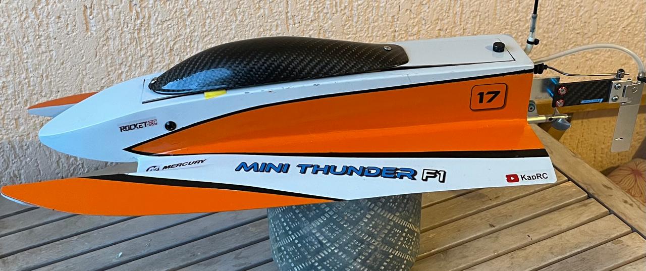 Mini Thunder F1 Powerboat RC Boat Plan – Lasercut and PDF Files