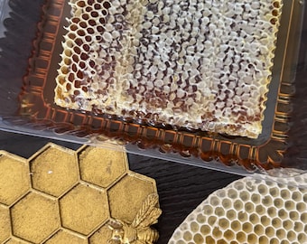 Raw Comb Honey – Pure Honeycomb Gift Box – Local New Jersey Honey – Natural Beekeeping Product