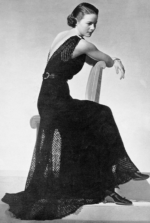 Crochet Dress 1920s 