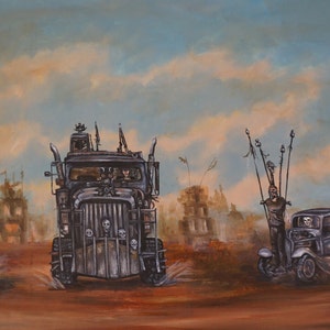 Fury Road. Print fits 11 x 17 in frame (free shipping)