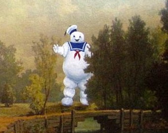 Stay Puft- fits 11 x 17 in. frame free shipping)