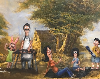 The Belchers day out print on 8.5 x 11 in. paper.