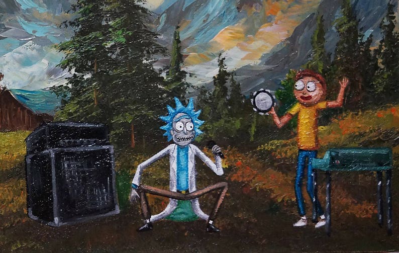 Get Schwifty. Printed on 8.5 x 11 in. paper. free shipping image 3