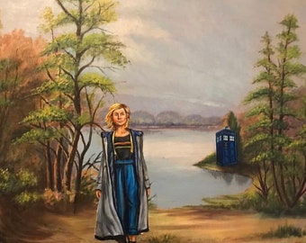 The Doctor Jodie. Print fits 11x17 inch frame.