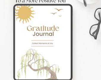Gratitude Journal - Boost Daily Happiness | Printable PDF
