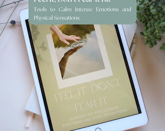 Anxiety Support Kit – Somatic Tools to Calm Overwhelm & Find Relief (Printable PDF)