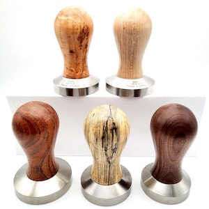 Coffee Tamper - Made in USA - Choose Wood - Choose Size