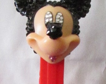 Mickey rhinestone encrusted Pez Dispenser