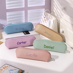 Personalized Pencil Case, Back To School Gift, Custom Name Pencil Bag,Back To School Gift, Kid School Supplies, Birthday Gift for Girls Boys