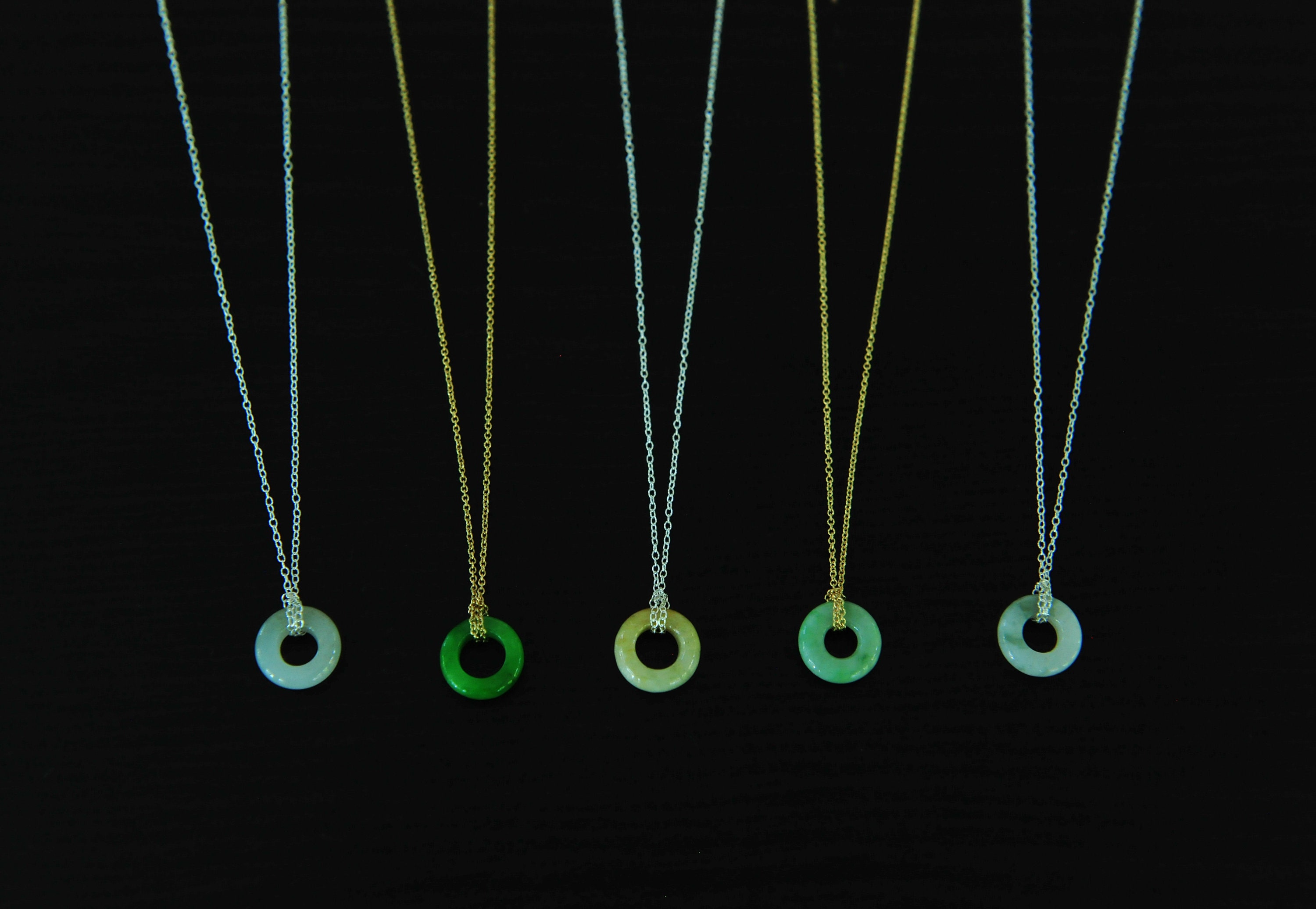 ネックレス・ペンダント Petite Donut Ring Pendant Necklace Necklace - Donut on chain | Ginette NY