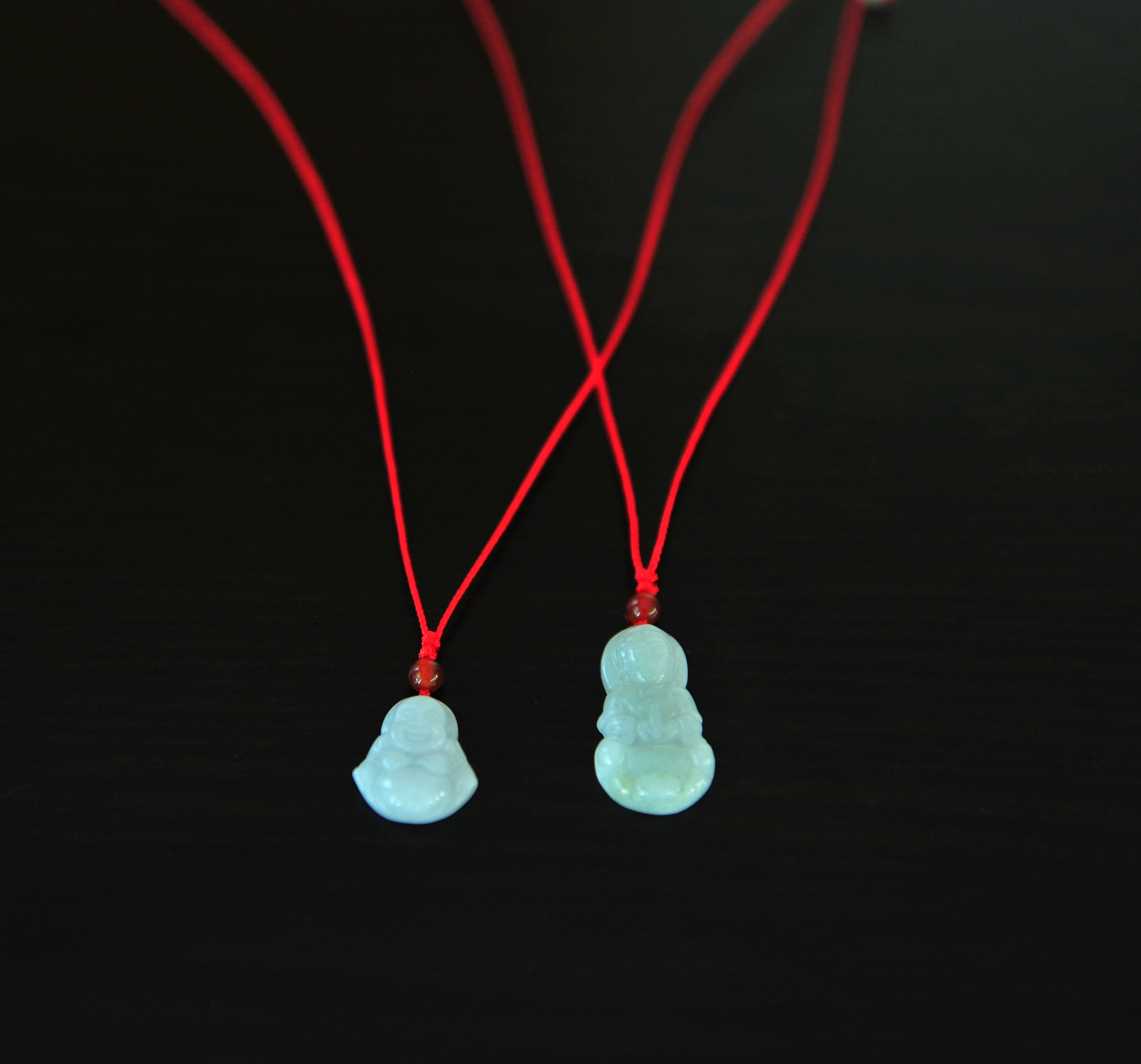 [COLD FRAME] / ☆ ETERNAL NEPHRITE JADE RED THREAD NECKLACE ETERNAL NEPHRITE JADE RED THREAD NECKLACE