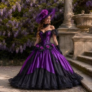 purple dress with sequins Sparkly Lavender Mermaid Sequins Long Prom Dresses, PL577