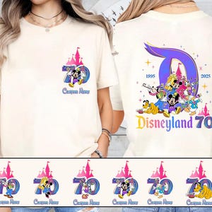 Mickey Minnie 70Th Anniversary Shirt, Disneyland 70 Years Of Magic Tshirt, Mickey Very Merry Xmas Sweatshirt, Magic Kingdom