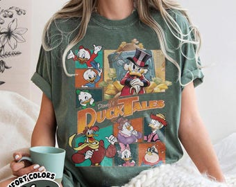 DuckTales Shirt, Vintage Scrooge McDuck Tee, Retro Cartoon Character Top, Duck Family Graphic Shirt, 90s Nostalgia Apparel, Cute Duck Gift
