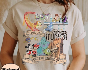 Hollywood Studios Shirt, Toy Story Land Tee, Retro Movie Magic Top, Hollywood Boulevard Apparel, Tower of Terror Shirt, Disney Trip Gift