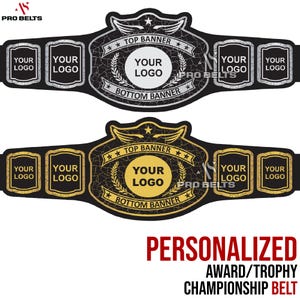 Individueller Wrestling-Gürtel - Wrestling-Gürtel für Auszeichnungen und Sportveranstaltungen - Personalisierbarer Wrestling-Gürtel - Erwachsene Größe Trophy