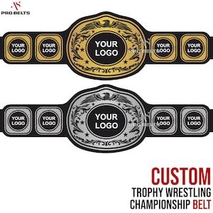 Personalisierter Wrestling Gürtel - Schwergewichts-Gürtel für Boxen/Ringen - Fantasy Events & Wrestling - Geschenk für Ihn