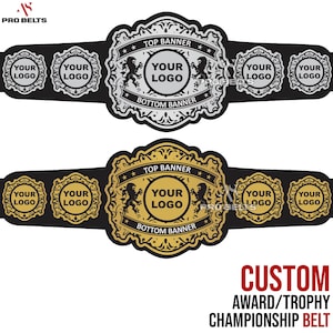 Custom Wrestling Championship Belt - Personalized Sports Award Belt for Events and Tournaments - Adult Size Custom Title Belt