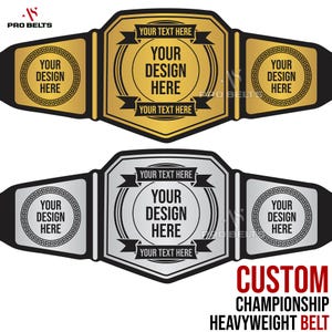 Custom Championship Belt - Personalized Wrestling Belt for Awards and Events - Custom Sports Title Belt for Winners